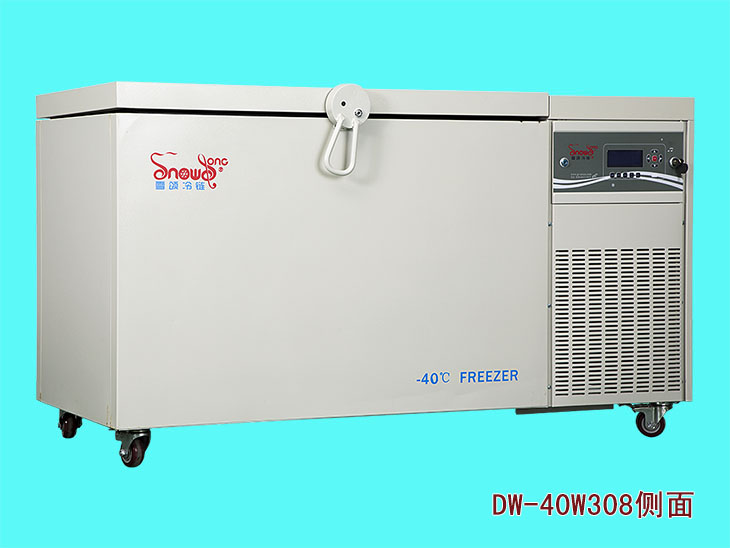 傲雪-10～-40℃卧式低温冰箱DW-40W308侧面